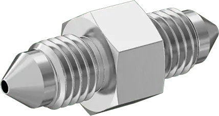McMaster 50715K414 37 Degree Flared Fitting for Stainless Steel Tubing Straight Connector for 1/8" Tube OD