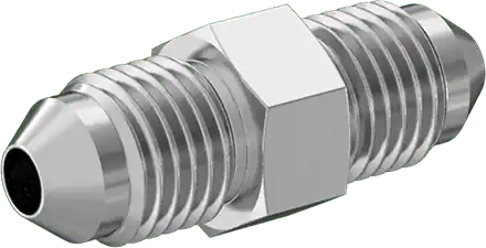 McMaster 50715K261 37 Degree Flared Fitting for Stainless Steel Tubing Straight Connector for 1/4" Tube OD