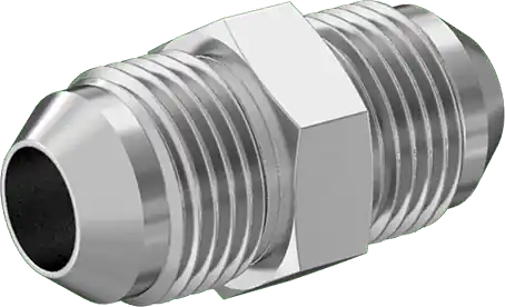 McMaster 50715K263 37 Degree Flared Fitting for Stainless Steel Tubing Straight Connector for 1/2" Tube OD