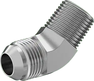 McMaster 50715K652 37 Degree Flared Fitting for Stainless Steel Tubing 45 Degree Adapter for 5/8" Tube OD x 1/2 NPT Male
