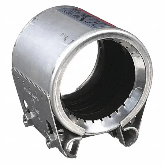 Straub G20650-SI Grip L Pipe Coupling Polished 316 Stainless Steel, For Axial, 3 in Connection