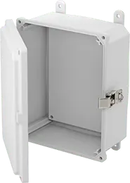 McMaster 5376K428 Versa-Mount Polycarbonate Washdown Enclosure Corrosion-Resistant, White, Quick-Release, 10-9/16" X5-5/16"