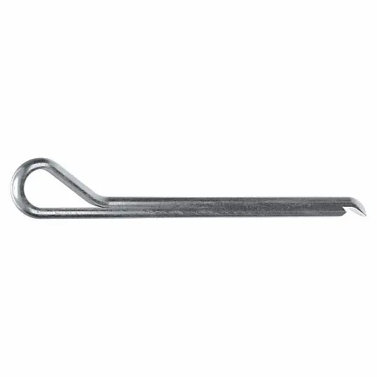 Fabory U39351.015.0200 Cotter Pin,5/32 in dia,2 in L,PK100 Hammerlock, Inch, 5/32 in Pin Dia, 2 in Shank Lg, Steel, 100 PK
