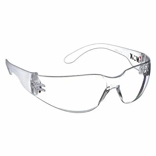 KVM Tools 1715C/AF Safety Glasses Clear Lens, Frameless, Clear Frame, Fuse Series Pk12