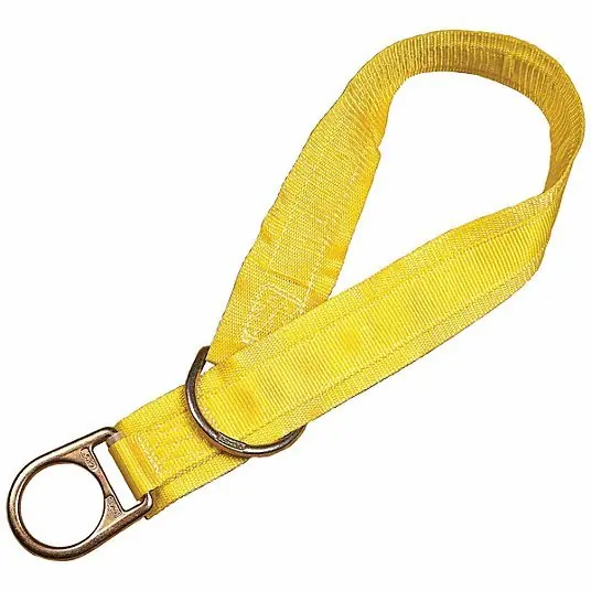 3M DBI-Sala 1002009 Tie-Off Adapter 9 ft Overall Lg, Steel, Polyester, Dual D-Ring, Wear Pad, Reusable