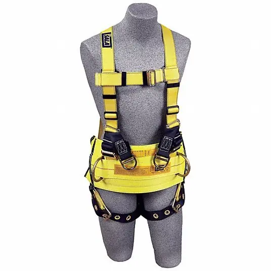 3M DBI-Sala 1105827 Full Body Harness Positioning, Vest Harness, Mating / Tongue, Mating, M, Steel D-Rings