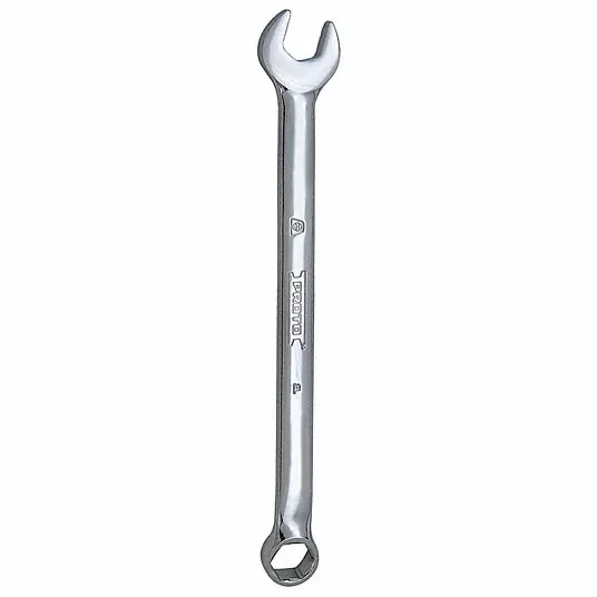 Proto J1218H-T500 Combination Wrench Alloy Steel, Chrome, 9/16 in Head Size, 5 1/2 in Overall Lg, Offset, Hex