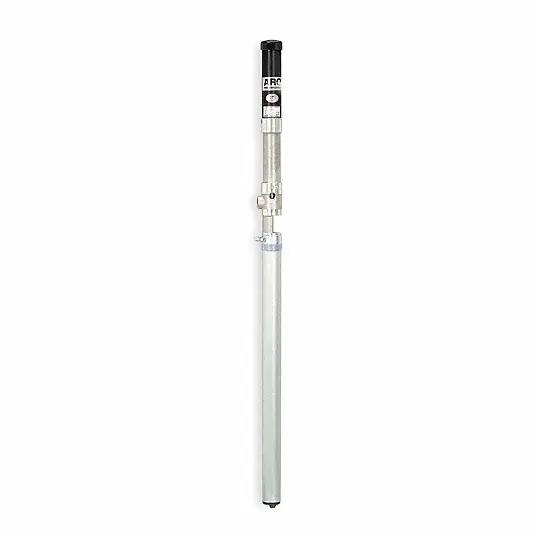 ARO 612041-1 Air Operated Drum Pump 9 gpm Max. Flow Rate, 1/4 in FNPT Air Inlet Size, Buna-N/Carbon Steel