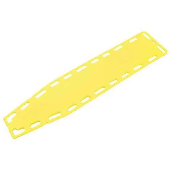 Ferno NB1100 Backboard Yellow, 72 in Overall Lg, Polyethylene, 0 Pins