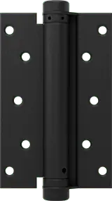 McMaster 1479A46 Mortise-Mount Door Hinge with Nonstd Holes, Square Corners, Black Steel, for 2" Door