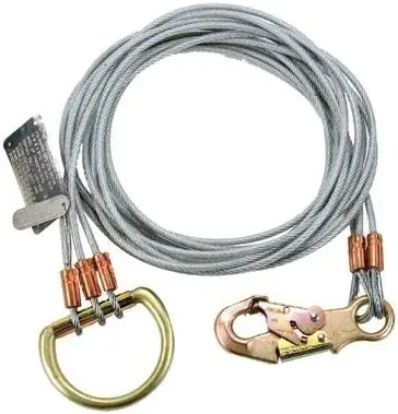 Lewis TR-8-D-PC 8‘ Steel Tail Rope