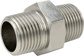 McMaster 4452K844 316 Stainless Steel Threaded Pipe Fitting Low-Pressure, Straight Connector, 1/2 NPT Male