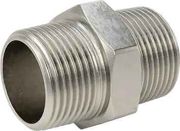 McMaster 4452K846 316 Stainless Steel Threaded Pipe Fitting Low-Pressure, Straight Connector, 1 NPT Male