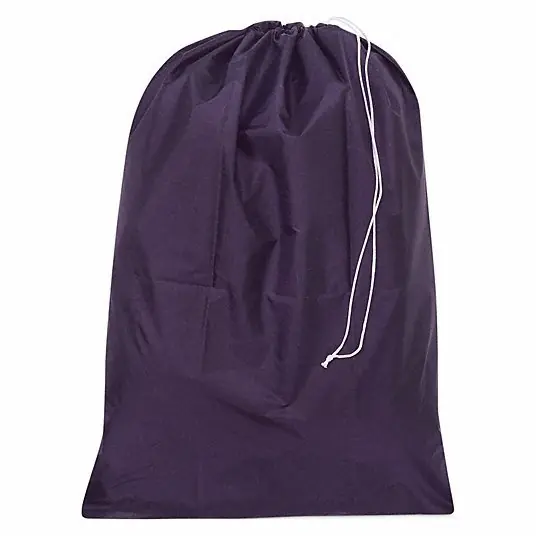 HBD DS182453 Laundry Bag Purple, 40 in Overall Lg, 30 in Overall Wd, 40 in Overall Ht, Polyester