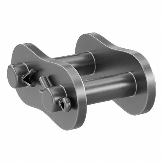 Tsubaki 80 CL Connecting Link For Std Roller Chains, 80, Single Strand, 1 in Pitch, 5/8 in Roller Dia, RS