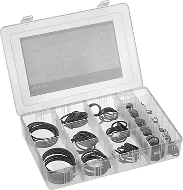McMaster 9749K29 O-Ring Assortment for Straight-Thread Connections Oil-Resistant Hard Buna-N, 212 Pieces
