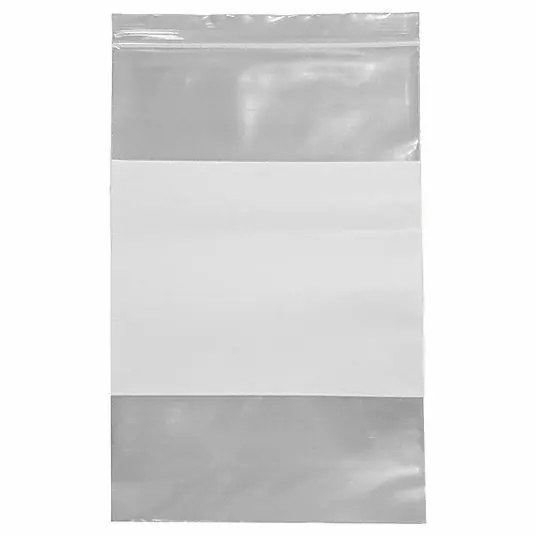 KVM Tools KV5ZW45 Reclosable Bag 4 mil Thick, 6 in Wd, 9 in Lg, Hang Hole Not Included, 100 PK