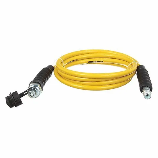 Enerpac HC7220 Hydraulic Hose Assembly 1/4 in ID, CH604 x NPTF, 20 ft Lg, Black, 3/8 in x 3/8 in Fitting Size