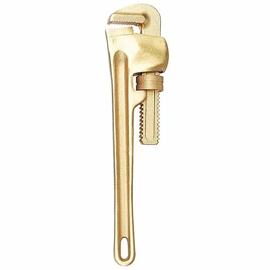 KVM Tools KV23X843 Pipe Wrench Beryllium Copper Alloy, 3 in Jaw Capacity, Serrated, 24 in Overall Lg, I-Beam