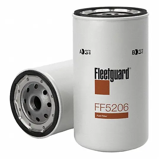 Fleetguard FF5206 Automotive Fuel Filter 16 3/8 in Overall Lg, 3 11/16 in Outside Dia, Diesel Fuel, Diesel PK12
