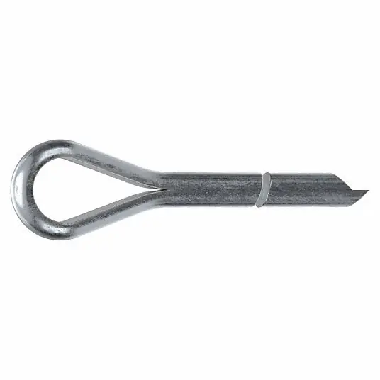 Approved Vendor KV2UHT7 Cotter Pin Extended Prong, Inch, 3/16 in Pin Dia, 4 in Shank Lg, 125 PK
