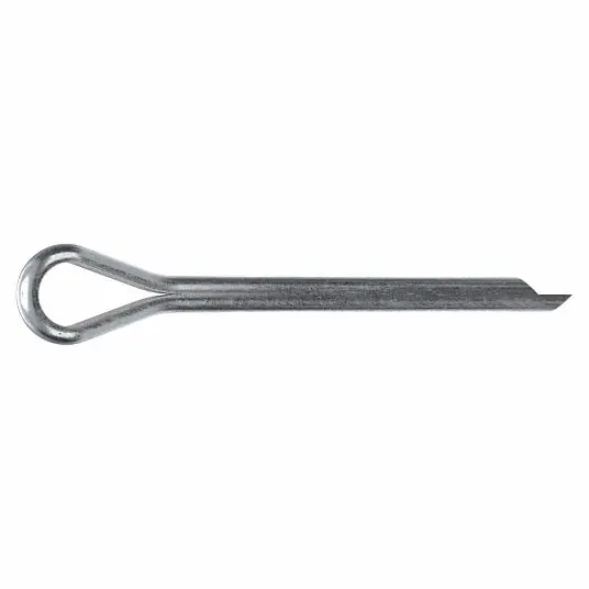 Fabory U39350.018.0200 Cotter Pin, Extended Prong, Inch, 3/16 in Pin Dia, 2 in Shank Lg, 50 PK