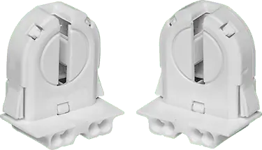 McMaster 1462K72 Socket for Tubular Light Bulbs Tight-Hold, for T8 and T12 Bulbs, 1-3/8" High