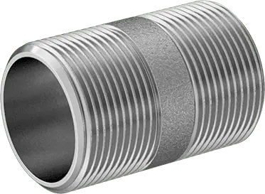 McMaster 4830K244 Standard-Wall 304/304L Stainless Steel Pipe Nipple Threaded on Both Ends, 1-1/4 NPT, 2-1/2" Long