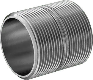 McMaster 4830K296 Standard-Wall 304/304L Stainless Steel Pipe Nipple Threaded on Both Ends, 2-1/2 NPT, 3" Long