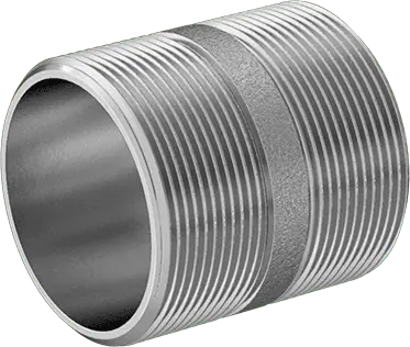 McMaster 4830K284 Standard-Wall 304/304L Stainless Steel Pipe Nipple Threaded on Both Ends, 2 NPT, 2-1/2" Long