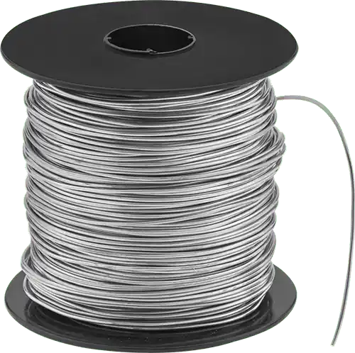 McMaster 8860K83 Round Bend-and-Stay Multipurpose 304 Stainless Steel Wire Matte Finish, 5-lb. Spool, 0.032" Diameter