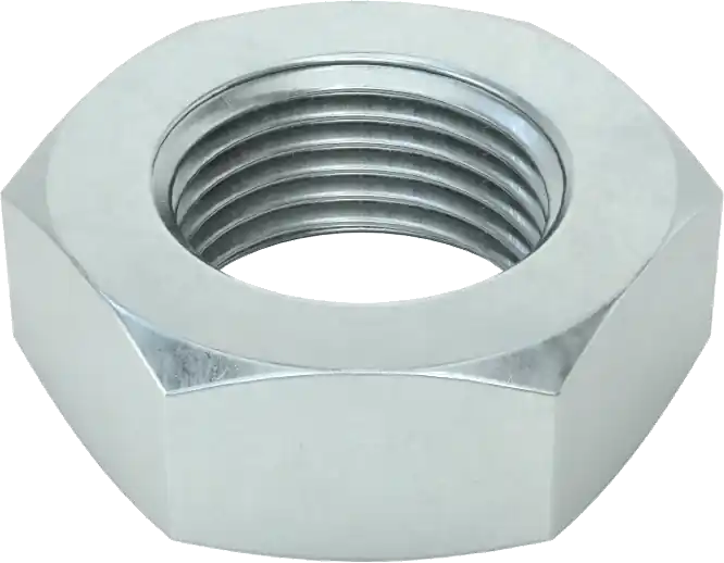 McMaster 99612A164 Steel Left-Hand-Thread Thin-Profile Hex Nut, Pack of 10, Medium-Strength, Zinc-Plated, 3/4"-16 Thread