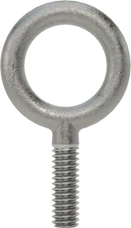 McMaster 3013T45 Steel Eyebolt Without Shoulder for Lifting, 1/4"-20 Thread, 3/4" Thread Length