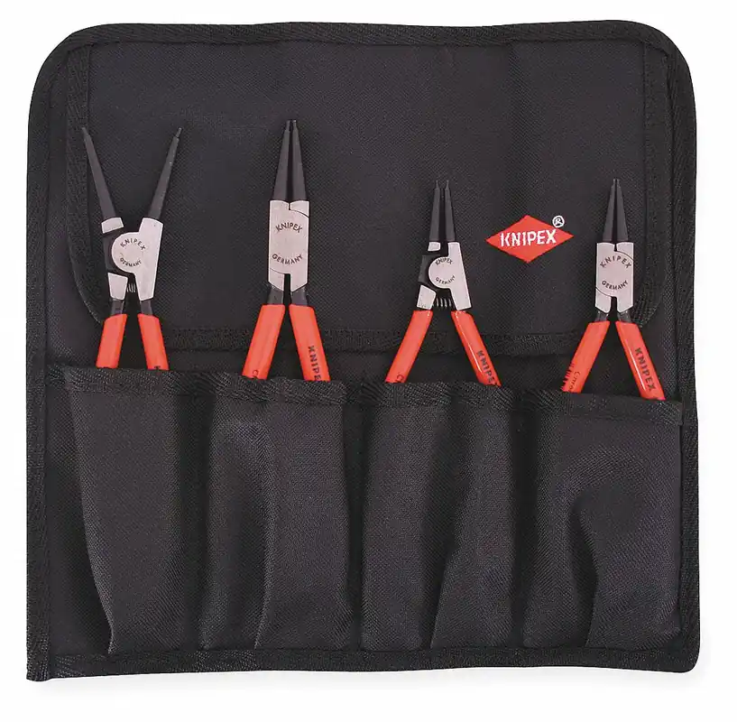 Knipex 9K 00 19 51 US Retaining Ring Plier Set, External/Internal, 0.07 in / 0.049 in Tip Diameter
