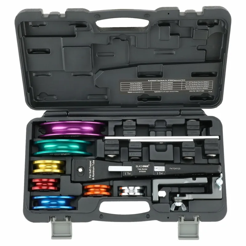 Blackmax BTB300 Ratcheting Tubing Bender Set, Calibrated Angle Markings 0 to 90 Degrees, Non Cushioned