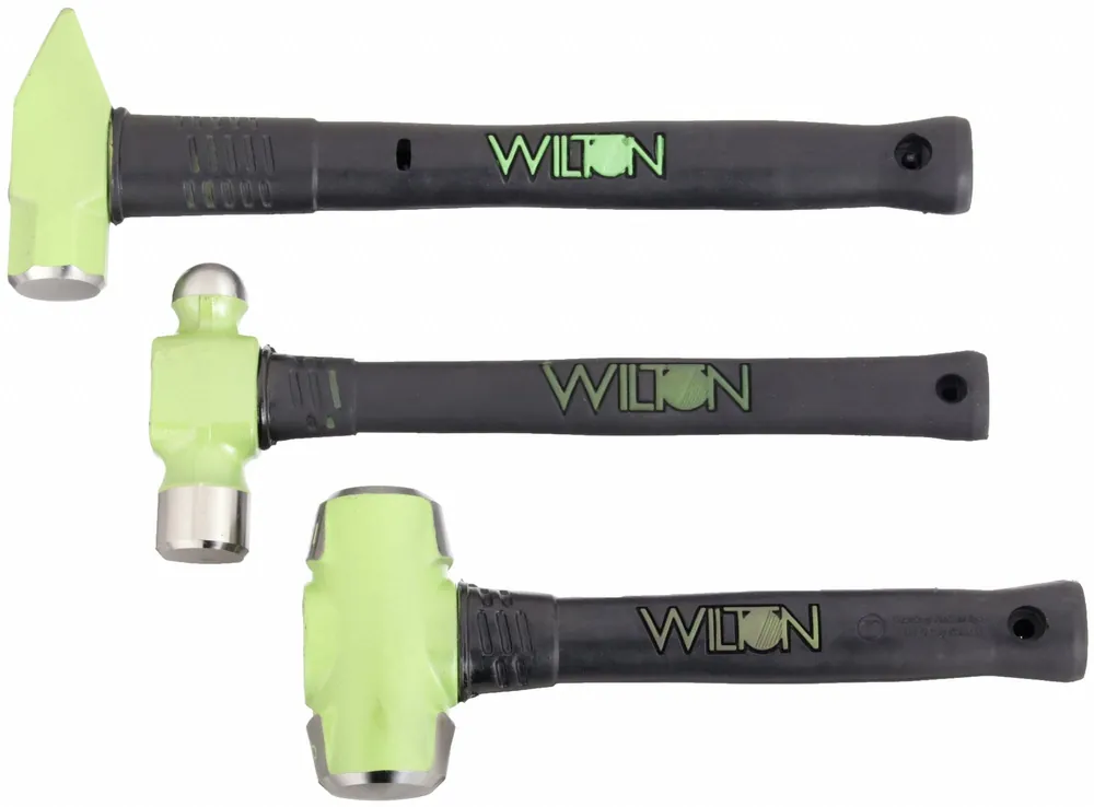 Wilton 11111 B.A.S.H Mechanics Hammer Kit, 3-Piece (Cross Pein 2 lb / Ball Pein 32 oz / Sledge 4 lb), Box