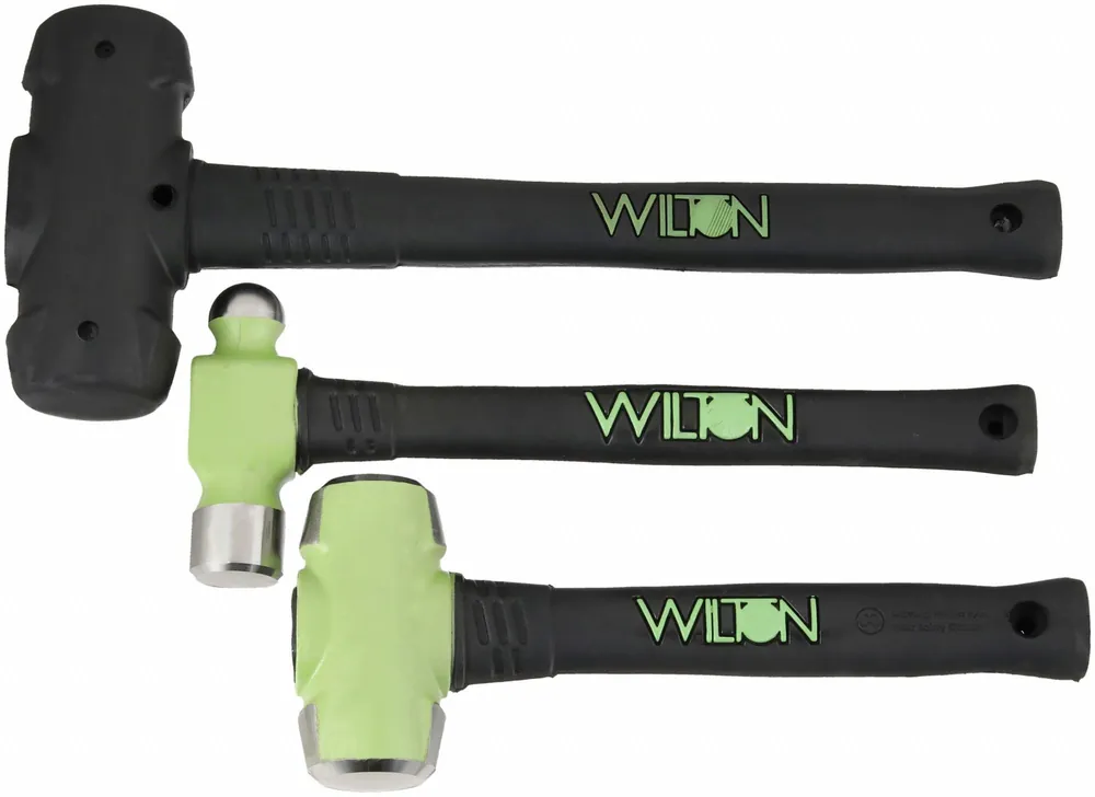 Wilton 11112 B.A.S.H Shop Hammer Kit, 3-Piece (Ball Pein 32 oz / Dead Blow 4 lb / Sledge 4 lb), Box