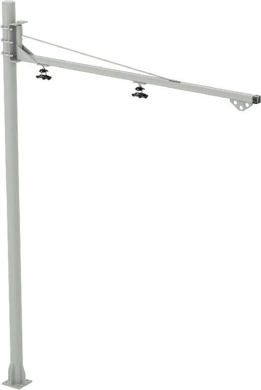 McMaster 49385T32 Floor-Mount Tool Support Arm with 72" Maximum Projection, 50 lb. Capacity