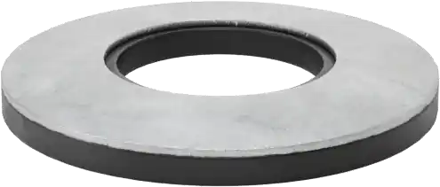 McMaster 94708A517 Galvanized Steel and Neoprene Bonded Sealing Washer, Pack of 50, for 1/2" Screw Size, 0.532" ID, 1" OD, 0.086" to 0.116" Thick
