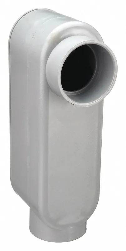 Cantex 5133665 Conduit Outlet Body, PVC, LB Type, 1 in Hub Size