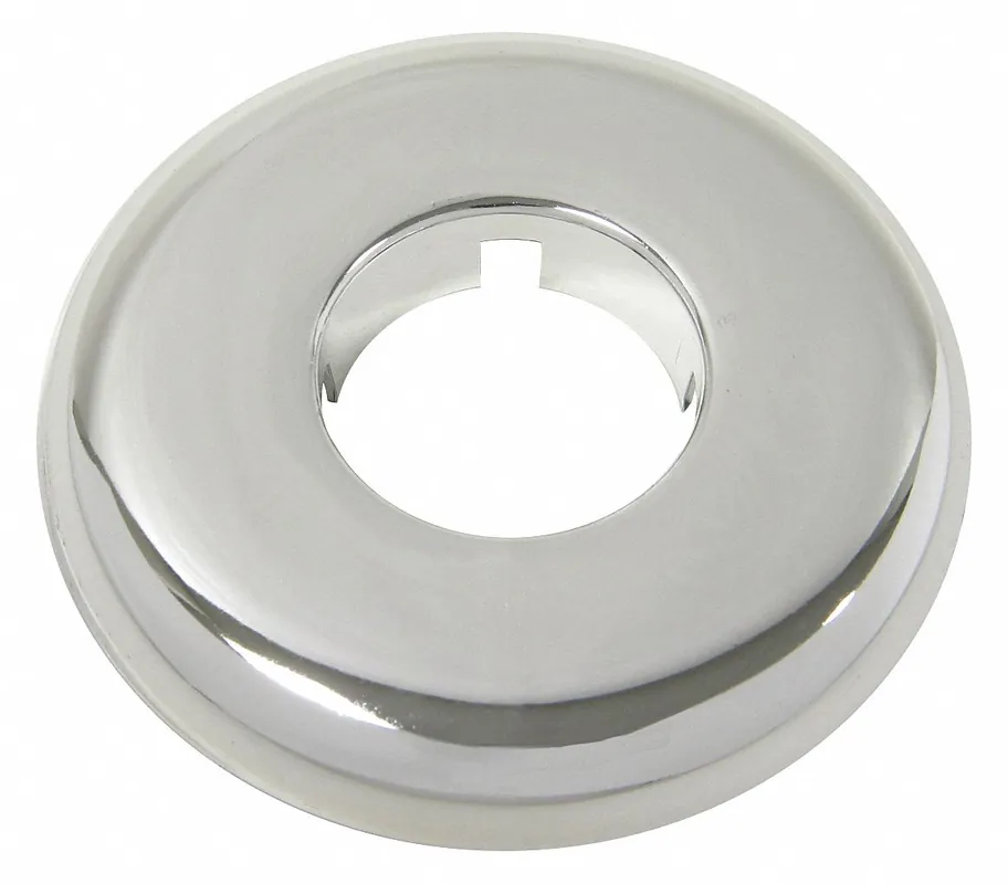 Kissler 42-9020 Plastic Escutcheon Ring, Universal Fit, Chrome Finish, Split, 1 in, Pack of 12