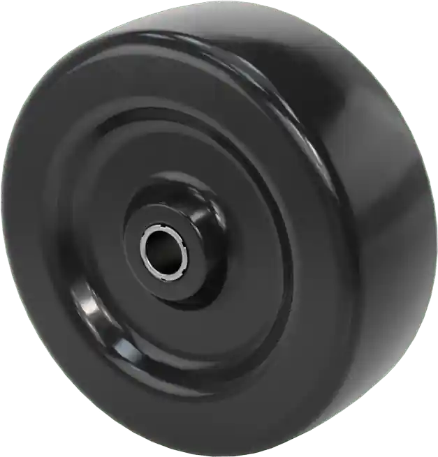 McMaster 2328T75 Static-Control Rubber Wheel, Black, 2-1/2" Diameter × 15/16" Wide, 90 lb. Capacity