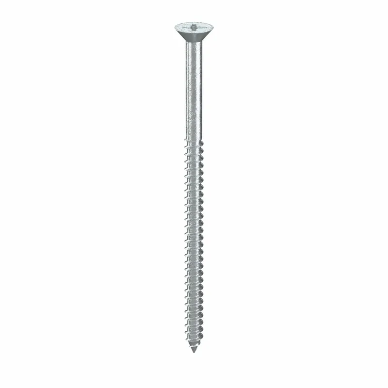 Approved Vendor U25120.016.0300 Wood Screw, 8 x 3 in, Phillips Flat Head, Zinc-Plated, 100 PK