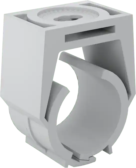 McMaster 30075T116 Push-to-Lock Nylon Plastic Clamping Hanger, Pack of 5, 13/16" to 7/8" ID