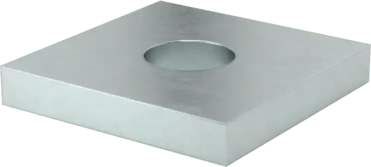 McMaster 3133T13 Strut Channel Square Washer, for 1/2" Diameter Rod, Zinc-Plated Steel