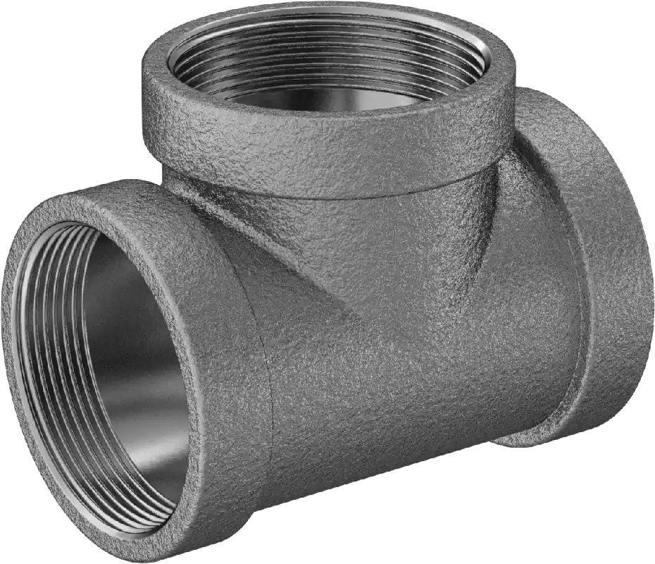 McMaster 4452K622 316 Stainless Steel Threaded Pipe Tee Connector, 3 NPT Female, Class 150, Low-Pressure