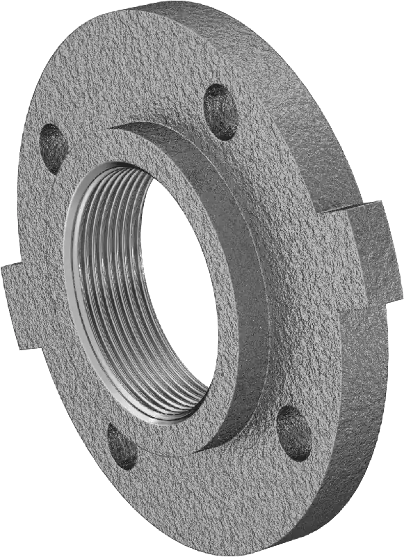 McMaster 44705K236 Low-Pressure 356 Aluminum Pipe Flange, 3 NPT Female, Class 125, ASME B16.1