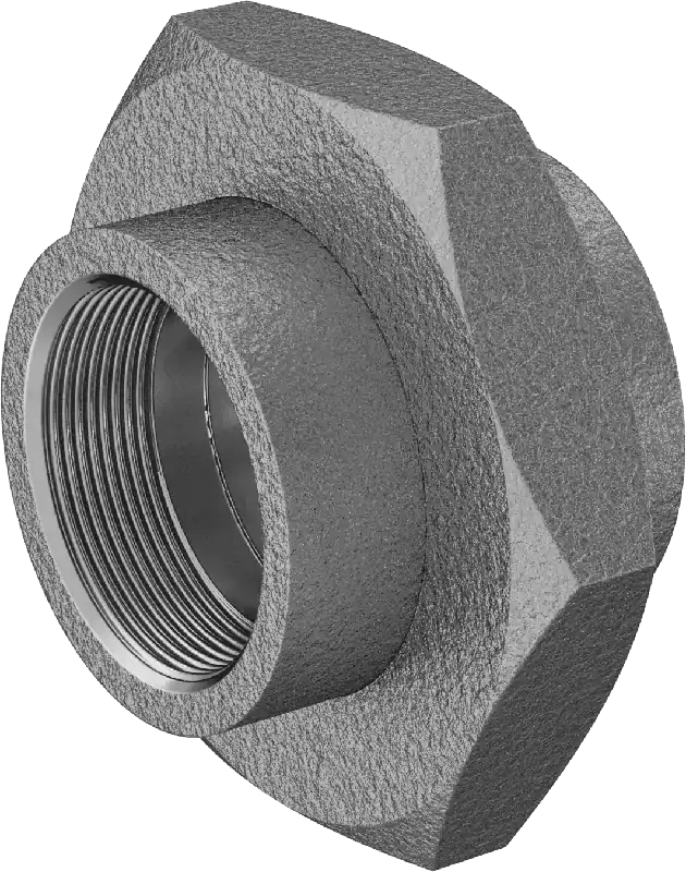 McMaster 44705K252 Low-Pressure 356 Aluminum Pipe Union Connector, 3 NPT Female, Class 150, Hex Body