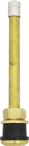 Haltec TV-572A-25 Truck/Bus Tire Valve, Clamp-In, Standard Bore, Straight, PK 25