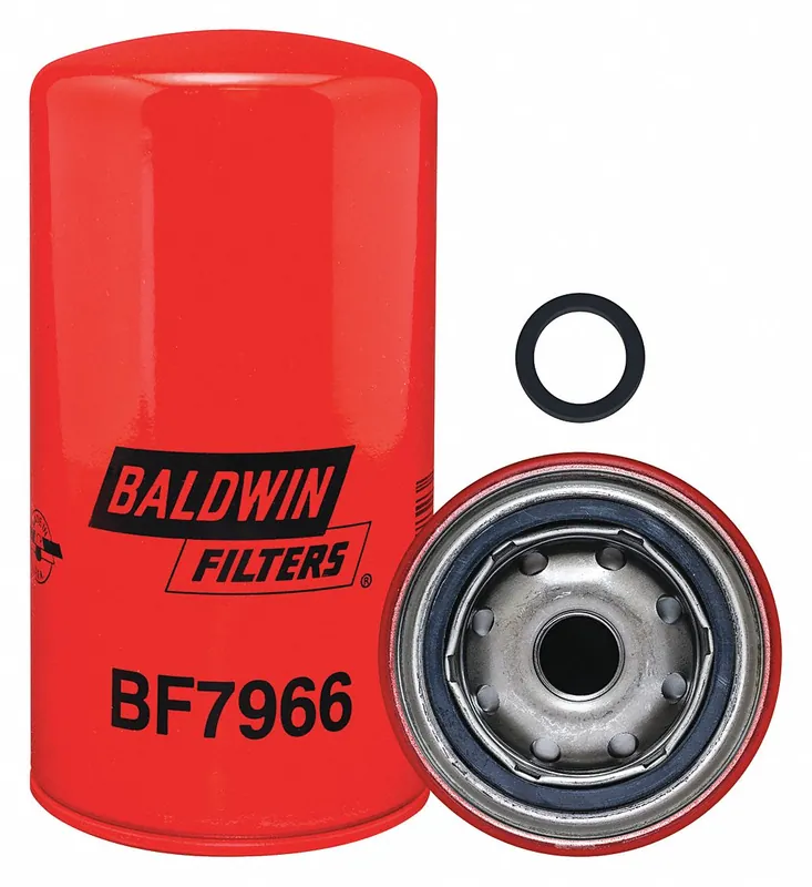Baldwin Filters BF7966 Fuel Filter, Spin-On, 5 Micron, 7-7/32 in L, M20-1.50 Thread